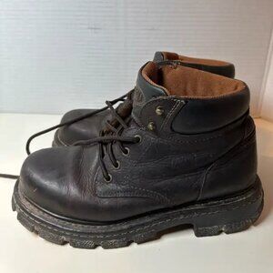 Size 10.5 steel-toed Dakota Boots